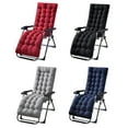 thumbnail image 3 of Patio Chaise Lounge Cushions Sun Lounger Cushions Pad Lounge Chair Cushion for Travel Holiday Indoor Outdoor Without Chair, 3 of 8