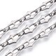 thumbnail image 1 of Tarnish Resistant 661 Stainless Steel Oval Link Chain Unwelded with Spool Stainless Steel Color 13.5x8.5x1.5mm 6.5x4.5x2mm about 32.81 Feet(10m)/Roll, 1 of 4