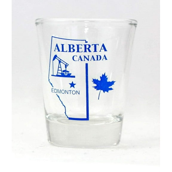 Alberta Canada (1 in Series of 13) Shot Glass. Collect Them All!