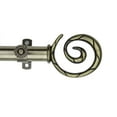 thumbnail image 3 of 13/16" Dia Adjustable 120-170 inch Curtain Rod with Traute Finials - Antique Brass,(4827-994), 3 of 3