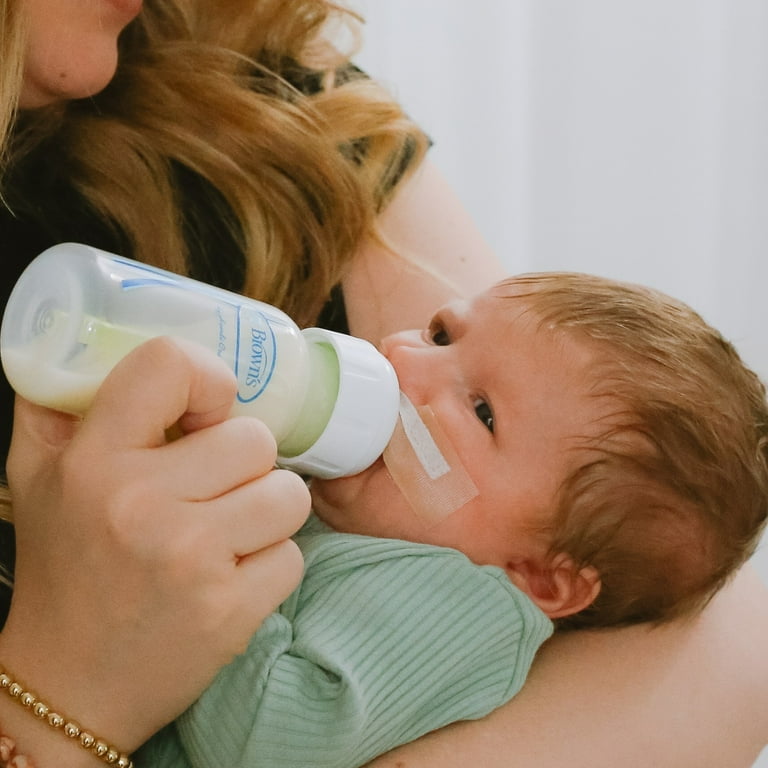 Paced Feeding Baby Taking In Air While Bottle Feeding Bottle Feed