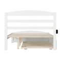 thumbnail image 3 of AFI Warren Platform Bed with Footboard and Twin Trundle White Full, 3 of 5