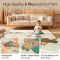 thumbnail image 4 of Foldable Baby Play Mat, PIGLOG Waterproof Playmats for Babies and Toddlers Kids, Safe Foam Playmat for Tummy Time, 50x50 Playpen Mat, Reversible Portable Baby Floor Mat for Infant, Toddler, Bear, 4 of 5