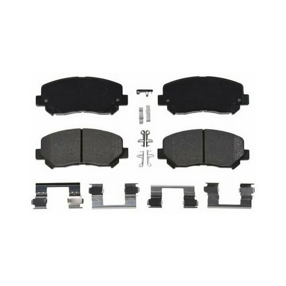 Front Brake Pad Set - Compatible with 2014 - 2017 Jeep Cherokee 2015 2016
