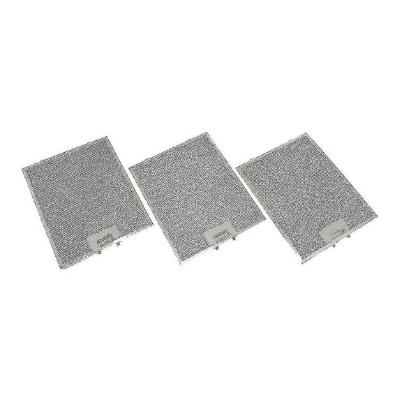 Upgraded 3 X Servis Universal 320 X 260 Mm Metal Cooker Hood Grease Filter