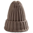 thumbnail image 1 of Minnieouse Sombrero Unisex mezclas de algodón sólido cálido HIP HOP sombreros de punto hombres gorras de invierno mujeres Skullies gorros para Sombreros caqui claro Minnieouse AP000123-06, 1 of 6