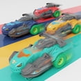 thumbnail image 2 of Coche De Transformación De Dinosaurio Deformación Automática Después Del Impacto Coche De Juguete De Inercia De Rotación De 360 ° Adecuado Para Juguetes De Interacción Para Niños De 4 Años En Adelante Muyoka Hogar, 2 of 7