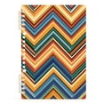 thumbnail image 7 of FORMRS 1-Subject Spiral Notebook 8" x 5" College Ruled 60 Refillable Sheet A5 Hard Cover, 2 Pack, Orange Geometric, 7 of 7