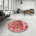 thumbnail image 4 of Ahgly Company Machine Washable Indoor Rectangle Transitional Red Area Rugs, 2' x 5', 4 of 7