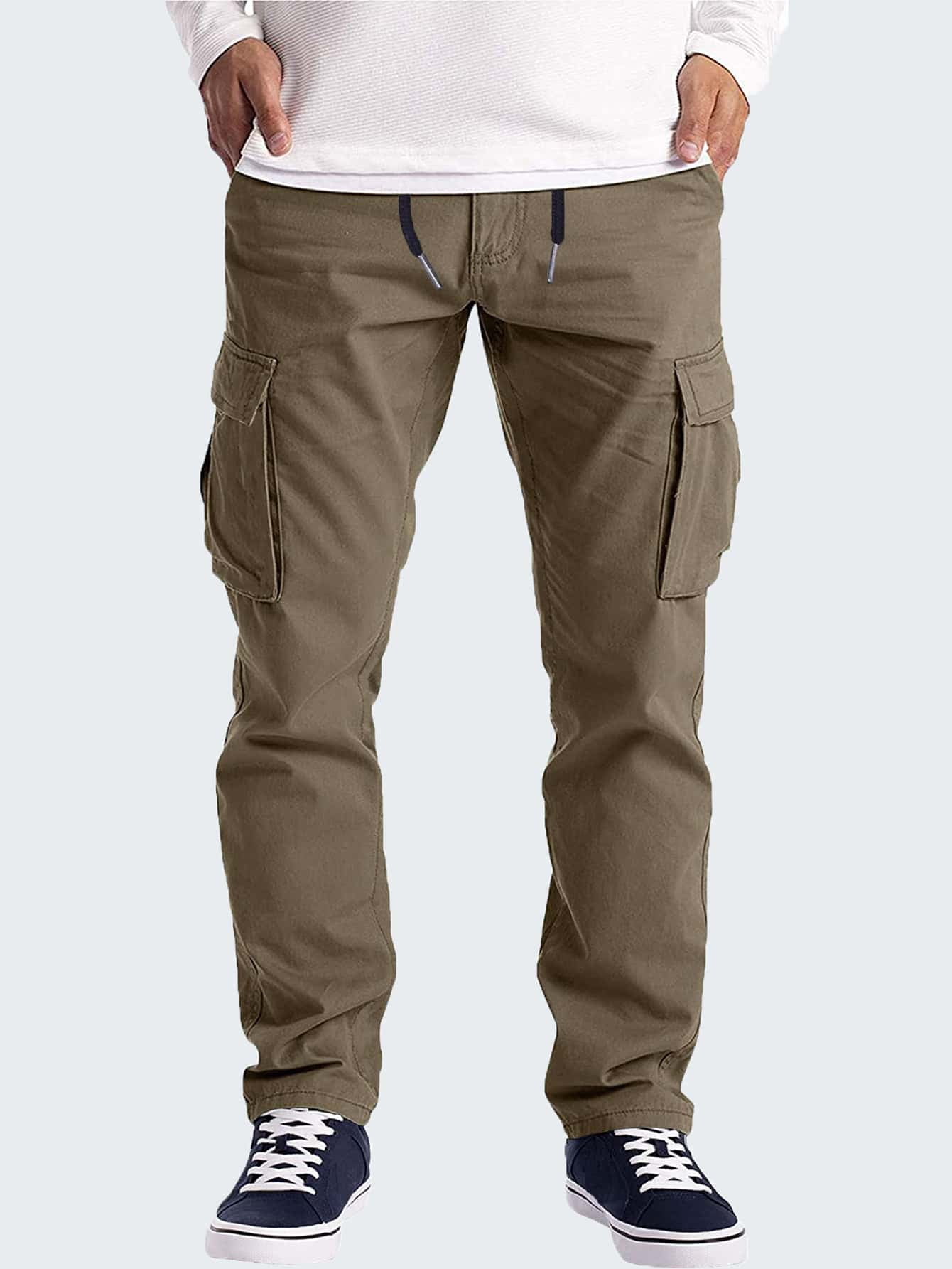mocha brown cargo pants