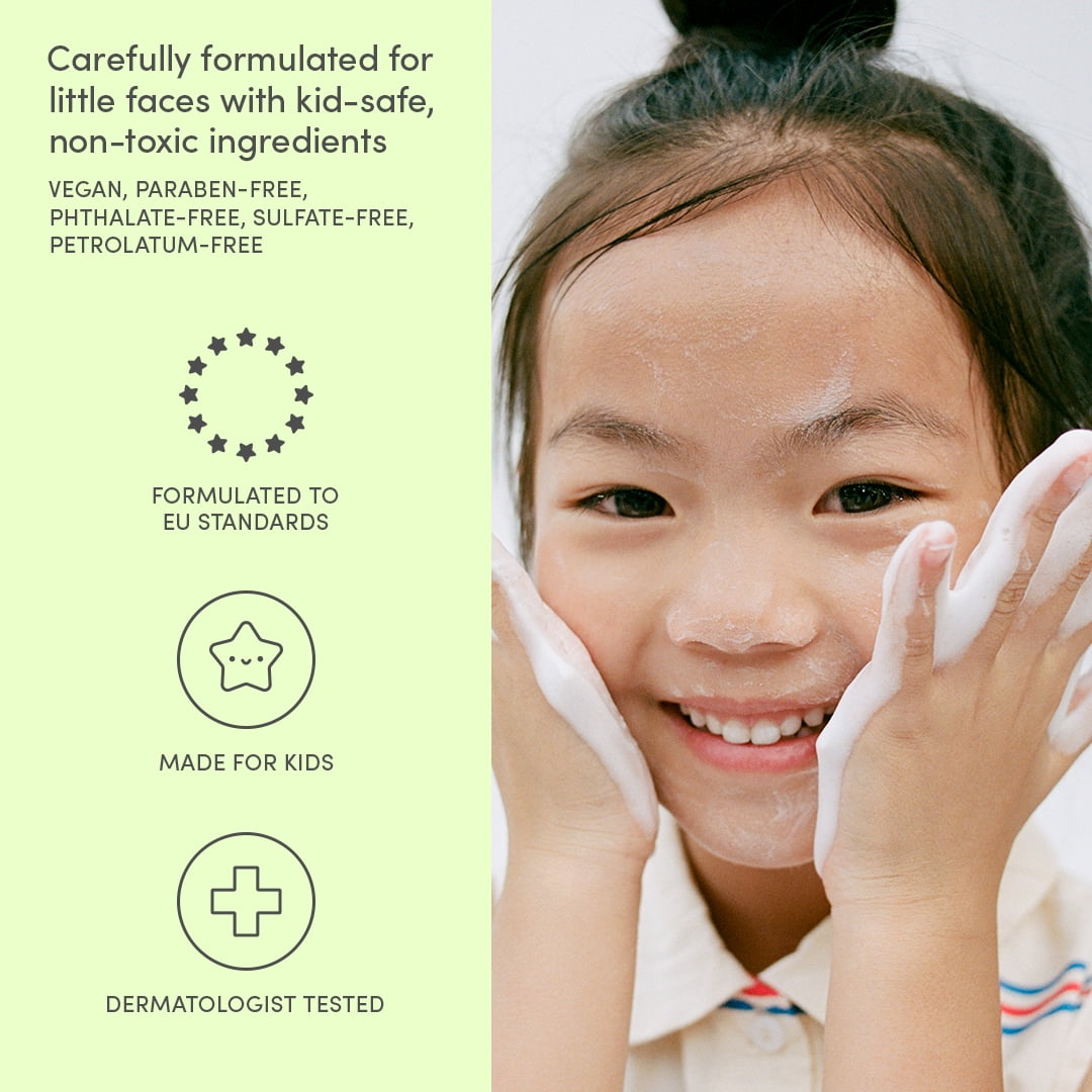 Kids Cloud Face Wash: Tropical Sorbet, 3.4 fl oz | Creamy & Fun Skin Care for Kids | Easy-to-Use Kids Face Wash | Non-toxic Kids Skin Care for Sensitive Skin