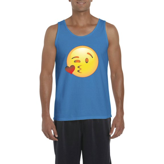Normal is Boring - Men's Tank Top for Men, up to Men Size 3XL - Emoji Winky Face