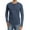 04-Vg-Navy Blue, variant on Iceglad Mens Fashion Casual Front Placket Basic Long Sleeve Henley T-Shirts