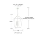 thumbnail image 4 of 4 Light Foyer-25.5 Inches Tall And 15.75 Inches Wide-Matte Brass Finish Capital Lighting 550641Ma, 4 of 7