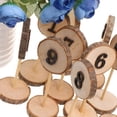 thumbnail image 2 of 10 Pcs Números de Decoración de Recepción Matrimonio Artículos Ceremoniales Yotijar Números de mesa, 2 of 9