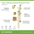 thumbnail image 6 of Symmons 5695STN15TRM Oak Shower Only Trim Package - Nickel, 6 of 7