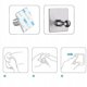 thumbnail image 3 of 4 ganchos adhesivos, toallero, gancho de acero inoxidable, gancho Sailing  Electrónica, 3 of 5