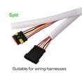 thumbnail image 3 of Alex Tech 100Ft - 1/4 Inch Split Wire Loom Tubing - White, 3 of 4