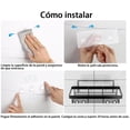 thumbnail image 4 of Set de 6 estantes de regadera con adhesivos, Organizador Antioxidante, Sin Taladrar, para Baño, Cocina, Ducha, Hotel e Inodoro (Rectangular Paquete de 6), 4 of 7