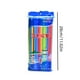 thumbnail image 3 of 100 Pajitas de Plástico Multiforma | Pajitas Desechables Flexibles y Dobladas | Aptas para Uso Alimentario | Pajitas de Rayas Coloridas para Té con Leche, Granizados y Café | para Fiestas, Bodas, Cum, 3 of 6
