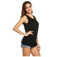 thumbnail image 2 of Ekouaer Women's Maternity Nursing Tops 3 Pack Breastfeeding Tank Top Shirt Double Layer Soft Sleeveless Pregnancy Clothes, 2 of 6