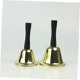 thumbnail image 3 of The Wedding Ringer Servant Bell Santa Hand Bell Handbells for Kids Steel Handbell Christmas Hand Bell Bells for Crafts Christmas Loud Ring Bell Hand Bell Metal Call Bell The Bell, 3 of 5