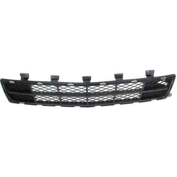 Bumper Grille Compatible With 2010 Buick Allure 2010-2013 LaCrosse Front Textured Dark Gray