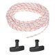 thumbnail image 1 of Cuerda de arranque de retroceso Uxcell 3mm 10m Cuerda de nylon con mangos Blanco Rojo, Negro, 1 of 1