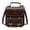 Coffee color, variant on Korean Style Retro Backpacks For Women PU1eatherConstruction Ergonomic Comfortable Design