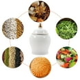Simple Tea Ad Chic Ceramic Tea Canister with Lid for Home Use Simple and Kitchen ...