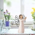 thumbnail image 3 of Dsscvnef Sister Hug Angel Girl Flower Bird Hand Painted Statue Display Interesting Resin Display, 3 of 9