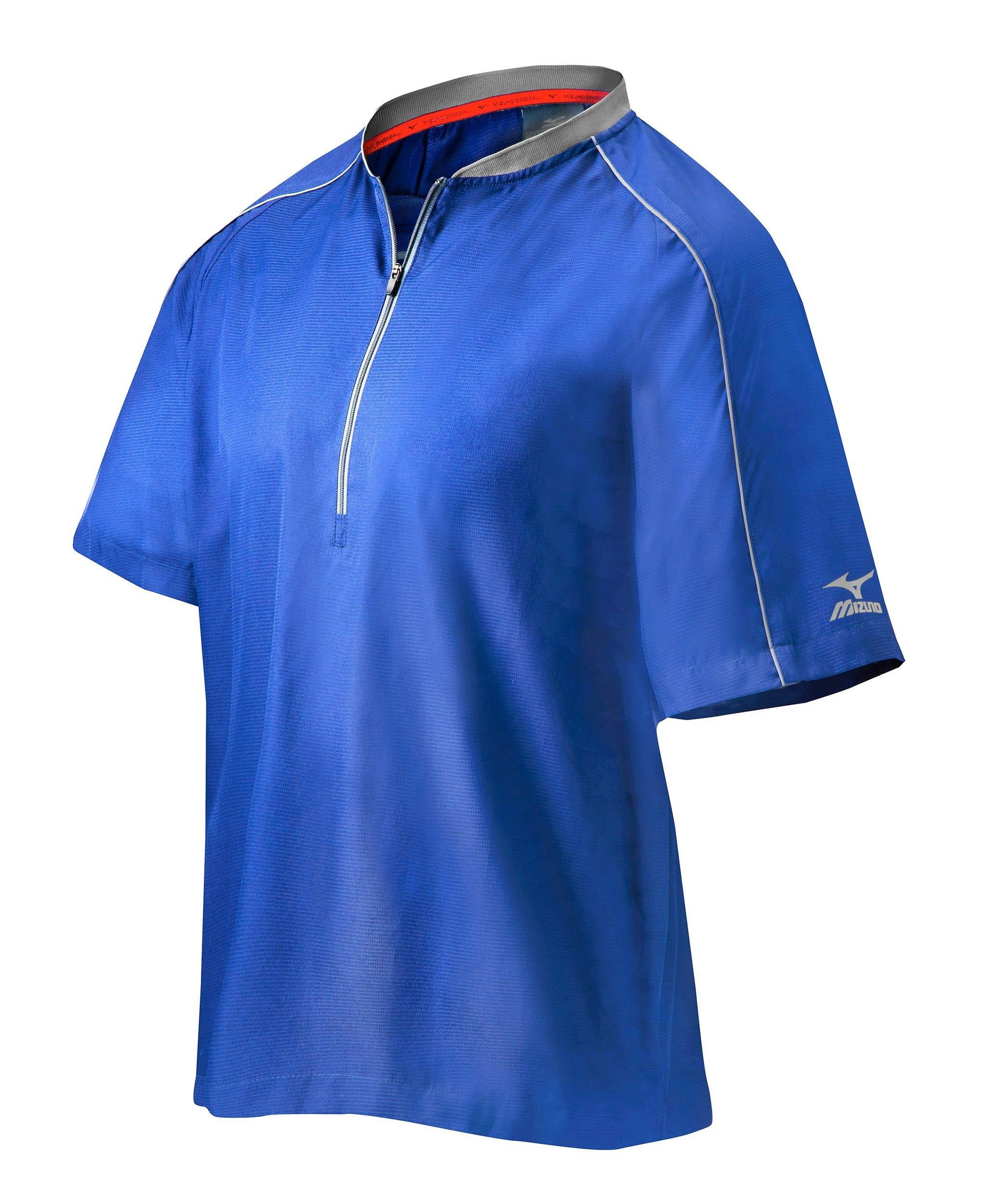 Mizuno Mens Baseball Apparel Mizuno Comp Short Sleeve Pullover 350599 by Mizuno