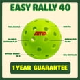 thumbnail image 4 of AMP Easy Rally 40 Outdoor Pickleball Balls, 3 pack, Neon Yellow-Green, 4 of 8