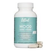 Lifted Naturals, Mood Super Strains, Histamine-Free, Probiotics ONLY, 60 Day Supply