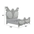 thumbnail image 3 of Acme Valkyrie Eastern King Bed Synthetic Leather, Antique Platinum, 3 of 9