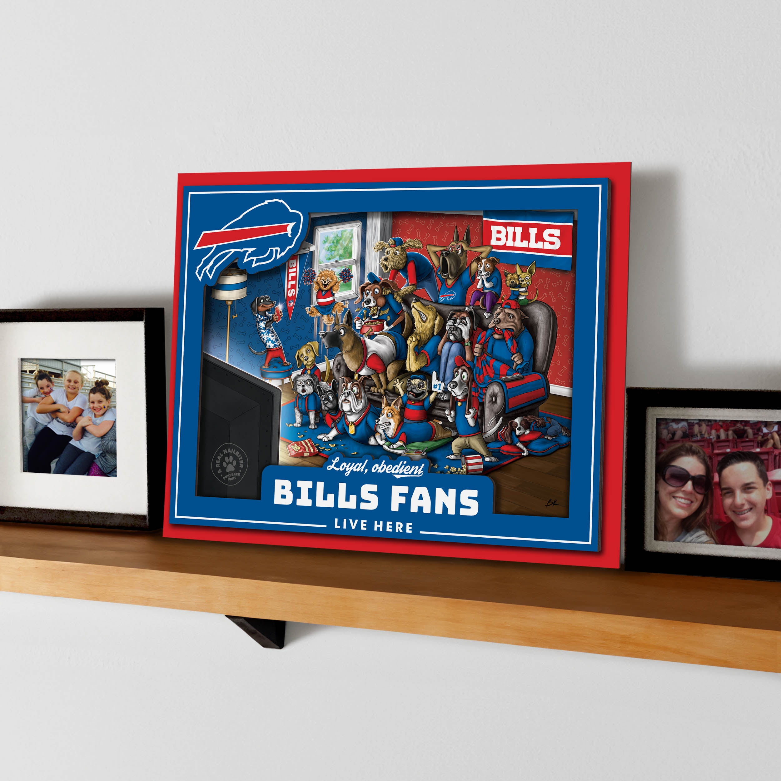 YouTheFan NFL Buffalo Bills Purebred Fans Wall Art