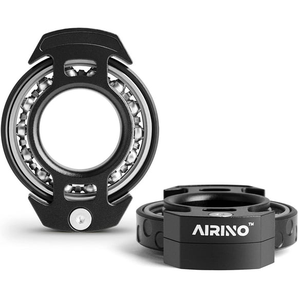 TFixol Reactor Fidget Spinners Ring - an EDC Fidget Toys Help Relief Stress Anxiety and Tension . Excellent Sensory Toys for Adults, ADD , ADHD to Promote Focus. (Black)