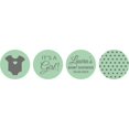 thumbnail image 2 of Darling Souvenir 190 Pcs Baby Shower Theme Custom Stickers ForChocolateCandy Labels-Mint, 2 of 2