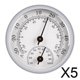thumbnail image 1 of 5x Termómetro Higrómetro De Pared Decorativo Premium -20 Y 120 F /-30 Y 50 C, 1 of 8