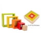 thumbnail image 2 of Juego de construcción de bloques de madera, juguetes de construcción, ladrillos apilables, juegos de mesa, 9 piezas, caja de almacenamiento de 14,3 x 14,3 x 4,5 cm Cuadrado, 2 of 6