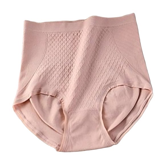 Women High Waisted Underwear Tummy Control Full Coverage Compression Panties Female Seamless Stretchy Briefs