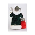 thumbnail image 2 of Karen Didion Lighted Sparkling Emerald Santa Figurine, 19 Inches, 2 of 2
