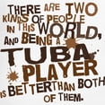 thumbnail image 3 of CafePress - Tuba Player Men's Light Pajamas - Men's Light Loose Fit Cotton Pajama Set, 3 of 7