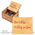 thumbnail image 4 of Tablero de madera para caja de música accesorios retro a mano regalada nave child kid kid regalo, 4 of 5