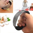 thumbnail image 2 of Cribun Stainless Steel Garlic Press/Garlic Press Rocker/Garlic Mincer with Peeler Set/Rocking Garlic Press, 2 of 8