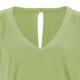 thumbnail image 4 of Greeniant Mono de verano liso de algodón con cuello en V para mujer, mono de manga corta para niña Deportes acuáticos ejercito verde L, 4 of 5
