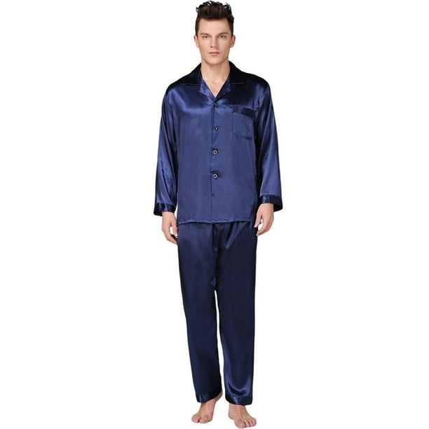 Cita Temporada frotis Clearance Sale!Men Summer Pajama Sets Thin Cool Pijama Casual Comfortable  Pajama Male Solid Sleepwear C XXXL - Walmart.com