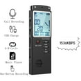 thumbnail image 2 of Digital Voice Recorder 32GB Voice Activated Recorder for Lectures Meetings USB Rechargeable, 2 of 8