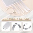 thumbnail image 3 of Uxcell 5 Pcs Plantillas de Pulsera de Aluminio 19/32″ x 6 Pulgadas Grabado Metal Estampado Plantillas de Pulsera Ajustables para Hacer Joyería DIY Artesanías Estampado de Metal, Plata, 3 of 6