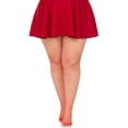 thumbnail image 4 of Leg Avenue Womens Spandex Industrial Fishnet Tights, Red, Plus Size, 4 of 5